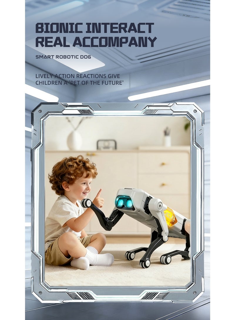 Robot Dog, AI Dog, AI Smart Pet, Will Dance and Kungfu, Voice/App/Remote Control, Support Action Programming, AI Robot Ideal Gift for Adults/Kids - Image 2
